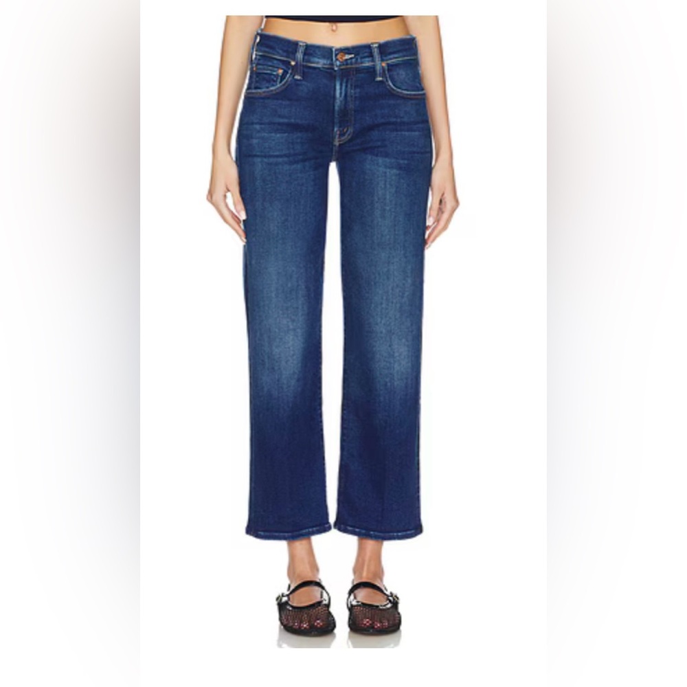 MOTHER Indigo Wide Leg Jeans